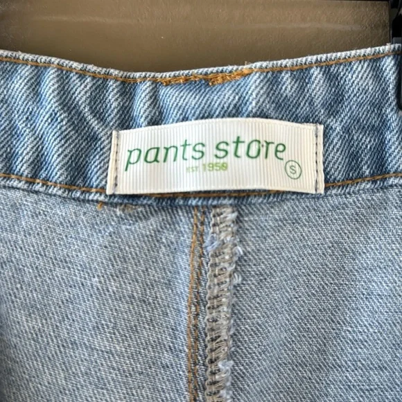 Pants Store Blue Flare Wide-Leg Jeans Size S/27 - Picture 9 of 9